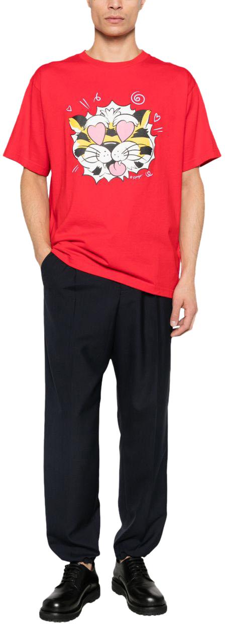 26SS 겐조 반팔 티셔츠 FG55TS4034SG22 RED - KENZO