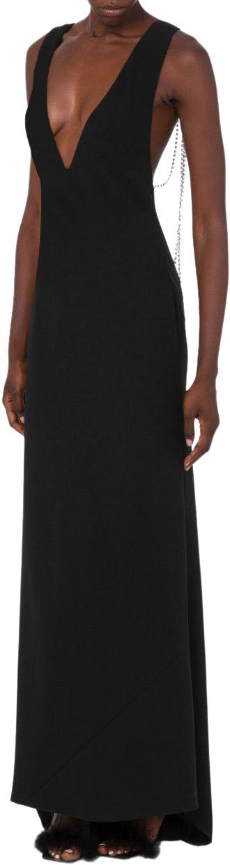 26SS 모스키노 미디 원피스 A042705240555 BLACK - MOSCHINO