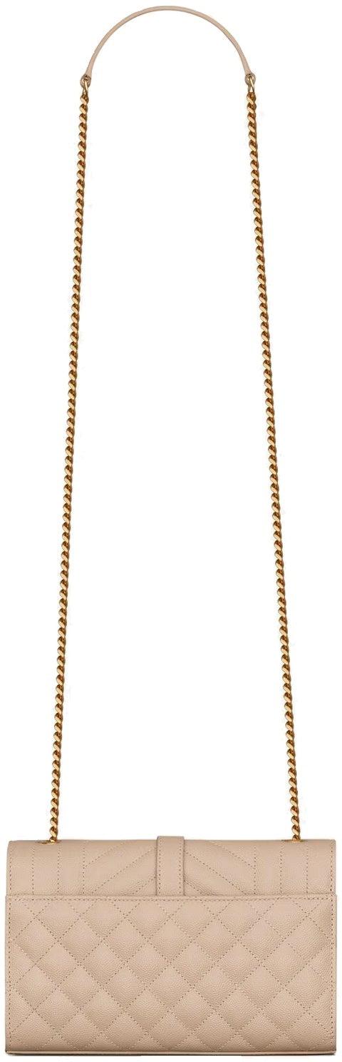 25FW 생로랑 모노그램 엔벨로프 스몰백 600195BOW912721 BEIGE - SAINT LAURENT