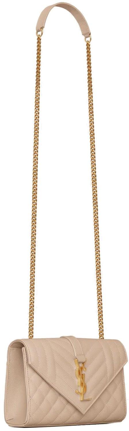 25FW 생로랑 모노그램 엔벨로프 스몰백 600195BOW912721 BEIGE - SAINT LAURENT