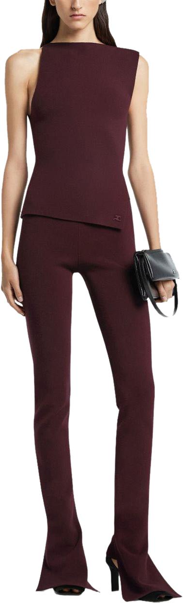 25FW 쿠레쥬 민소매 티셔츠 425MTO464FI00014010 PURPLE - COURREGES