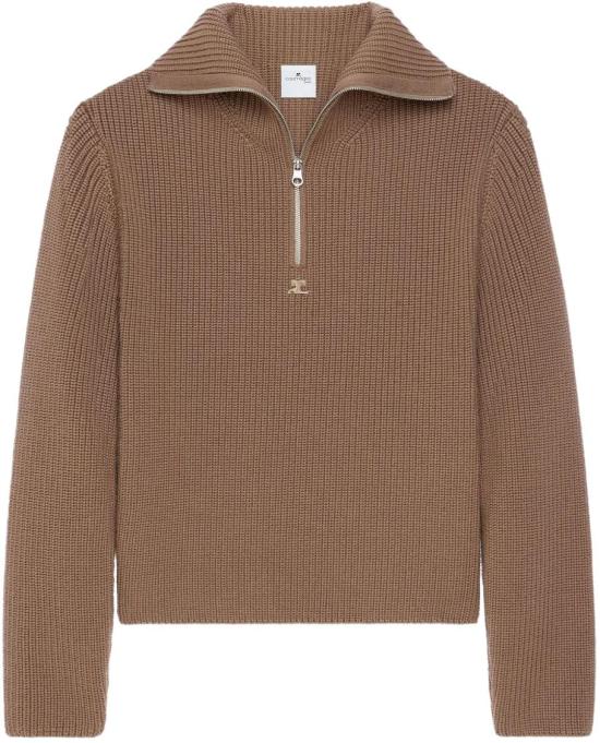 25FW 쿠레쥬 스웨터 325MPU243FI00361098 BROWN