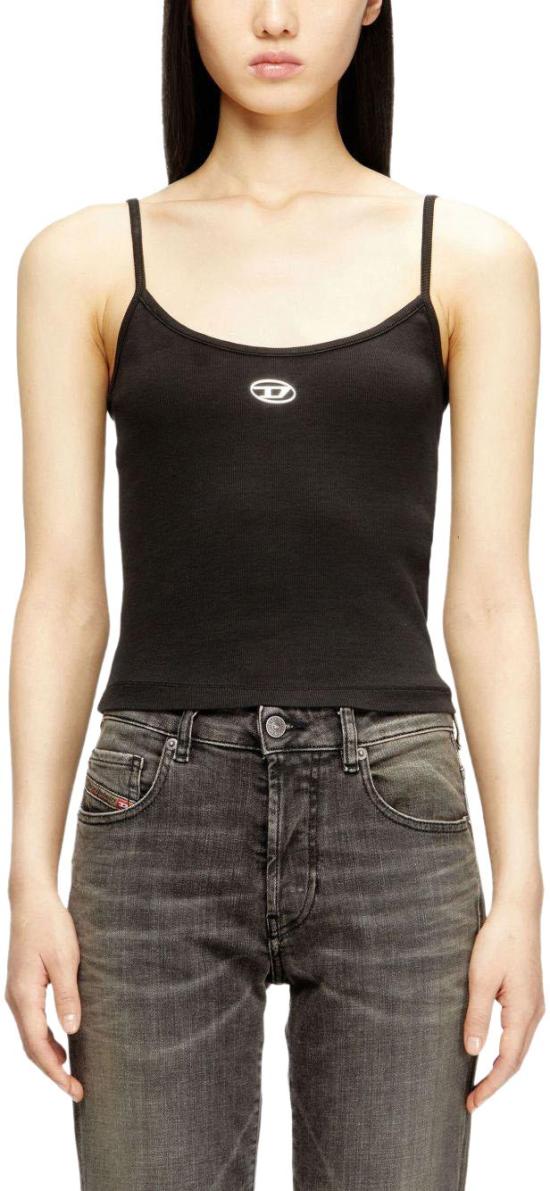 26SS 디젤 민소매 티셔츠 A199110JMBA900 BLACK - DIESEL