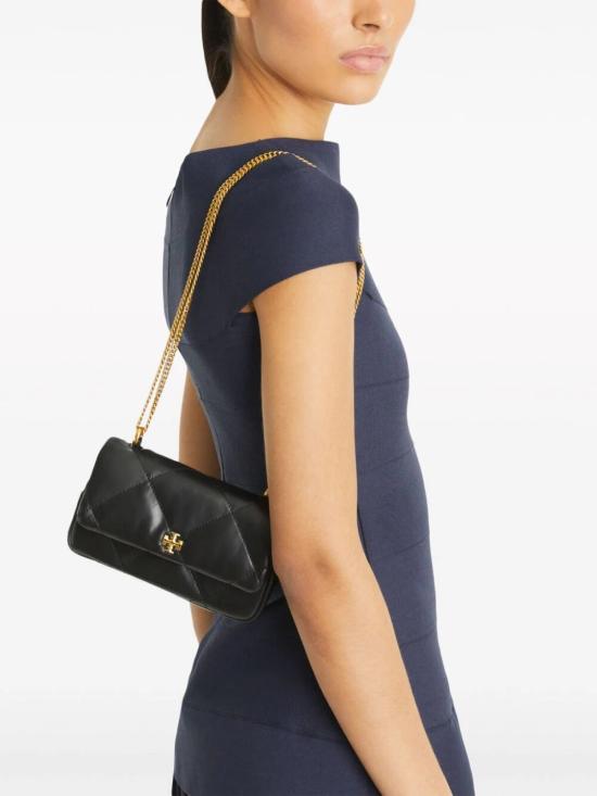 26SS 토리버치 키라 다이아몬드 퀄트 미니 플랩백 154710001 Black - TORY BURCH