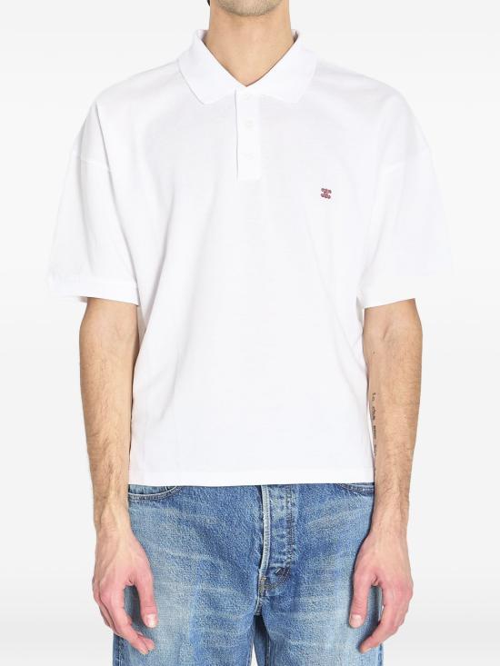 26SS 셀린느 폴로 티셔츠 RX0EV2L55 GDJ2 White