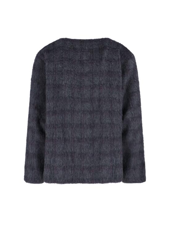 26SS 아워레가시 스웨터 M2263CF FUZZED PLUM CHECK HAIRY WOOL MultiColour - OUR LEGACY