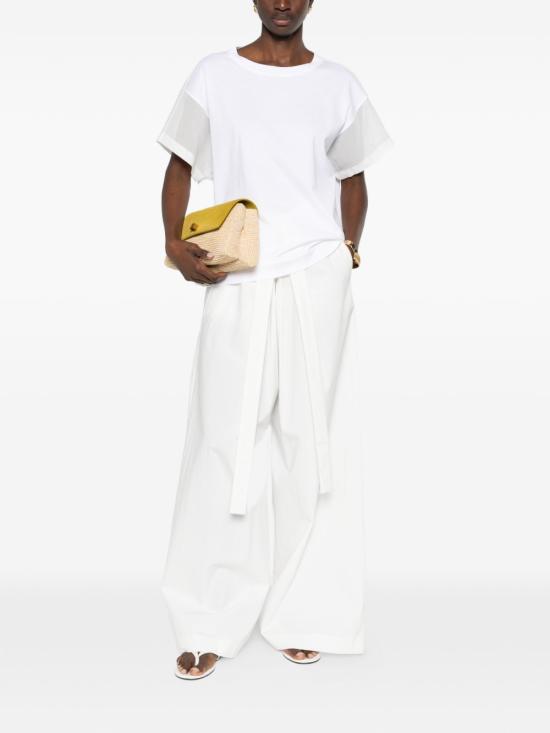 26SS 브루넬로 쿠치넬리 반팔 티셔츠 M0T81BX800 C6159 White - BRUNELLO CUCINELLI