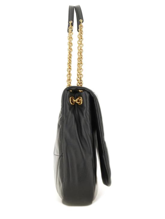26SS 생로랑 제이미 4.3 맥시 램스킨 805859AAB32 1000 BLACK - SAINT LAURENT