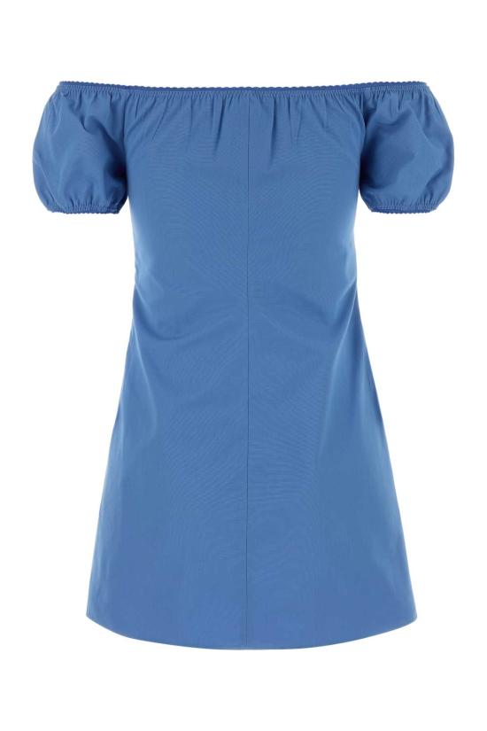 26SS 미우미우 포플린 미니드레스 MF6182SOOO1BMS F0013 LIGHT BLUE - MIU MIU