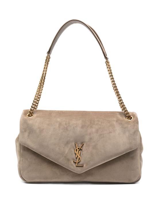 26SS 생로랑 칼립소 라지 스웨이드 숄더백 7773991U80W 2795 GREY - SAINT LAURENT