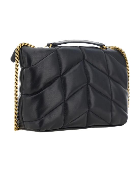  생로랑 토이 푸퍼 램스킨 숄더백 7593371EL07 1000 BLACK - SAINT LAURENT