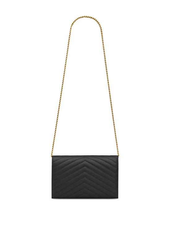  생로랑 레더 카산드라 체인 월렛 377828AAA44 1000 BLACK - SAINT LAURENT