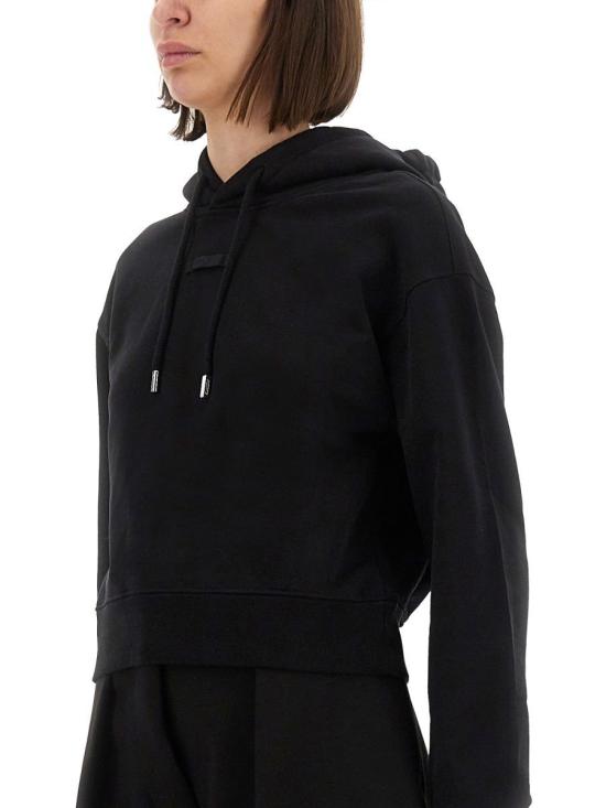  자크뮈스 르 그로그랭 후드 티셔츠 HOW00247AJ0 0109990 BLACK - JACQUEMUS