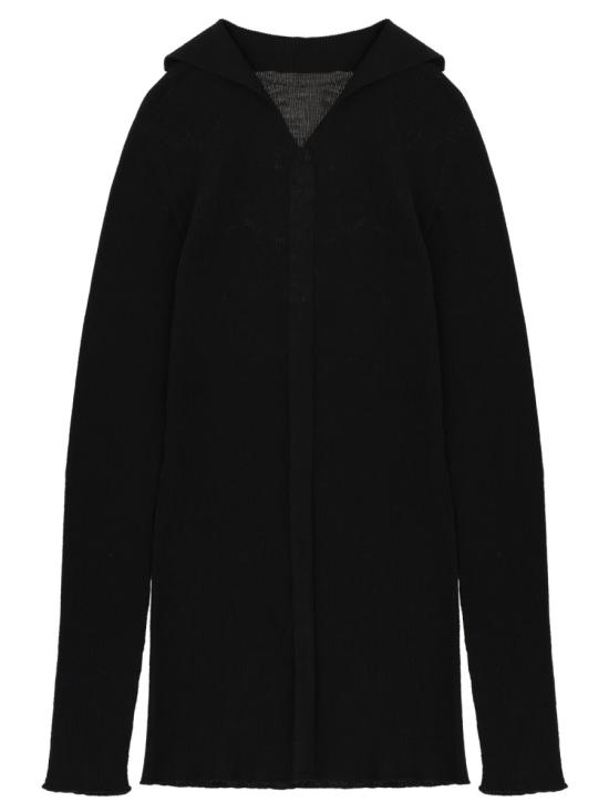 26SS 릭 오웬스 스웨터 RU01F2641 RIBM09 BLACK