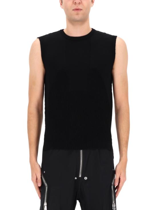 26SS 릭 오웬스 반팔 티셔츠 RU01F2617 KWVH09 BLACK - RICK OWENS