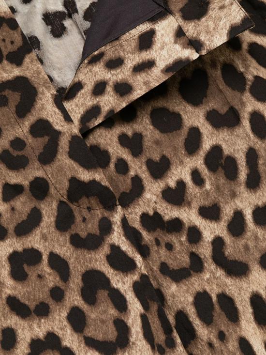 26SS 돌체앤가바나 스트레이트 팬츠 FTASXT HS5E3HY13M ANIMALIER - DOLCE & GABBANA