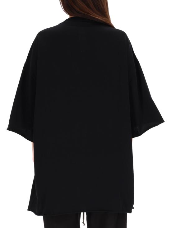 26SS 릭 오웬스 반팔 티셔츠 RP01F6204 JA09 BLACK - RICK OWENS