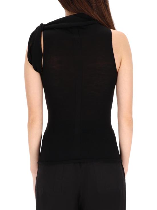 26SS 릭 오웬스 반팔 티셔츠 RP01F6666 M09 BLACK - RICK OWENS