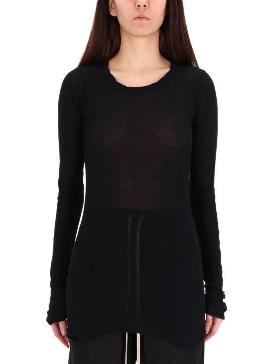 26SS 릭 오웬스 반팔 티셔츠 RP01F6202 MR09 BLACK