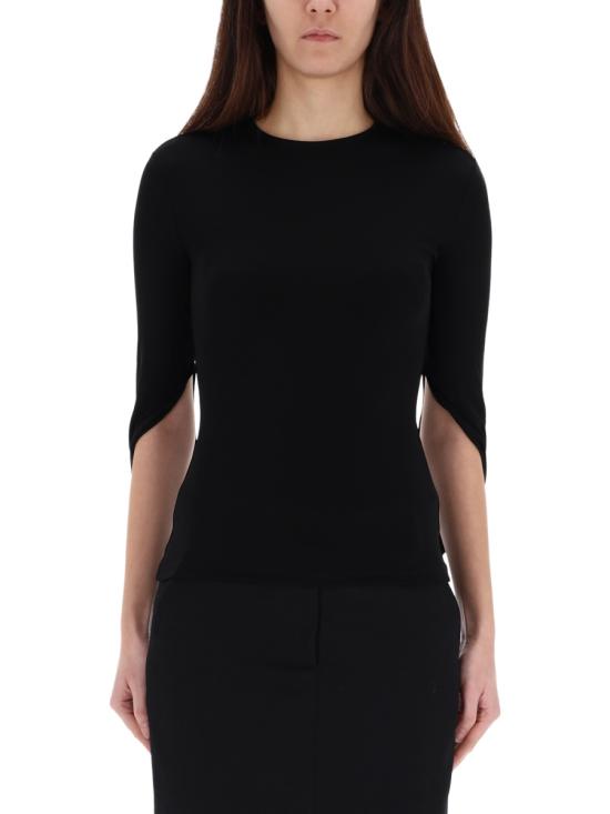 26SS 알렉산더 왕 반팔 티셔츠 1CC1261201 001 BLACK - ALEXANDER WANG