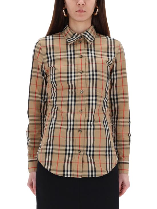 버버리 라프윙 체크 롱 슬리브 셔츠 8111847 A7028 MULTICOLOUR - BURBERRY