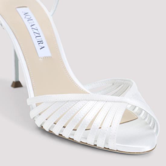 26SS 아쿠아주라 샌들 HDMMIDBRSAT FFF WHITE - AQUAZZURA