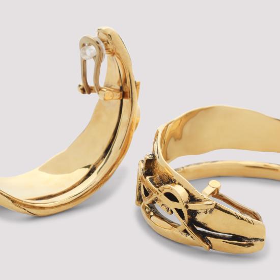 26SS 생로랑 이어링 851107Y1500 7005 METALLIC - SAINT LAURENT