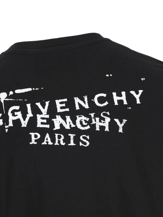 26SS 지방시 반팔 티셔츠 BW70FJP7A7 001 BLACK - GIVENCHY