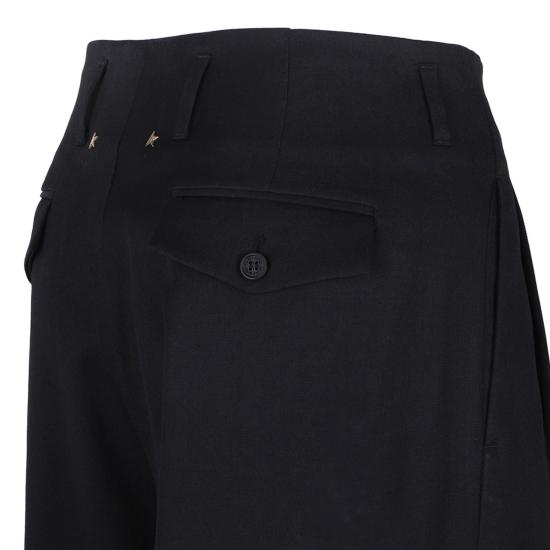26SS 골든구스 스트레이트 팬츠 GWP01203P001546 90100 BLACK - GOLDEN GOOSE