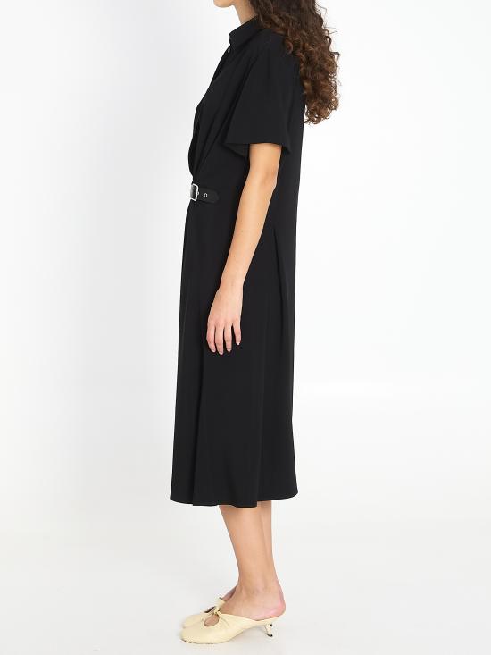26SS 로에베 미디 원피스 S540Y09XTW 1100 BLACK - LOEWE