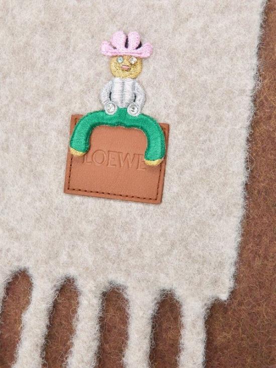 26SS 로에베 머플러/스카프 FSA7SS1W01 1225 BROWN - LOEWE