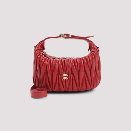 26SS 미우미우 토트백 5BP100VOOOAN88 F0011 RED - MIU MIU