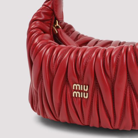 26SS 미우미우 토트백 5BP100VOOOAN88 F0011 RED - MIU MIU
