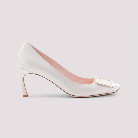 26SS 로저비비에 트럼펫 메탈 버클 펌프스 RVW40015280D1P B017 GREY - ROGER VIVIER