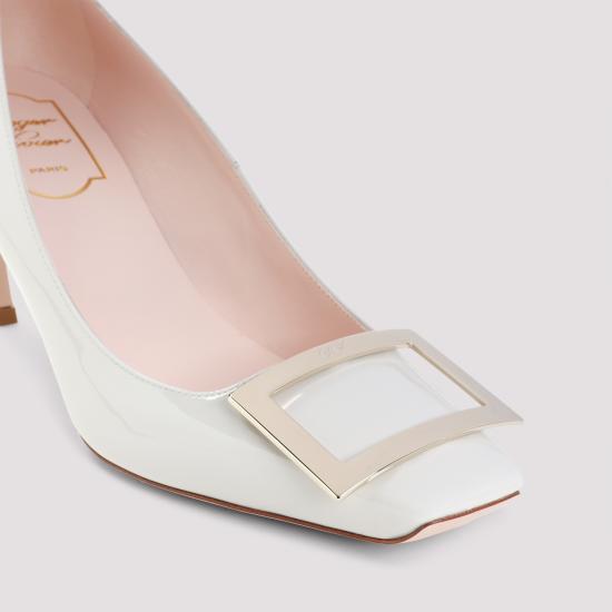 26SS 로저비비에 트럼펫 메탈 버클 펌프스 RVW40015280D1P B017 GREY - ROGER VIVIER