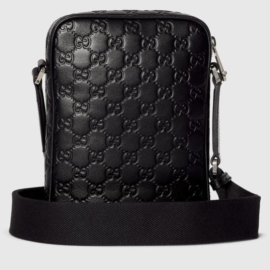26SS 구찌 GG 엠블럼 스몰 크로스바디백 850238AAFOM 1053 BLACK - GUCCI