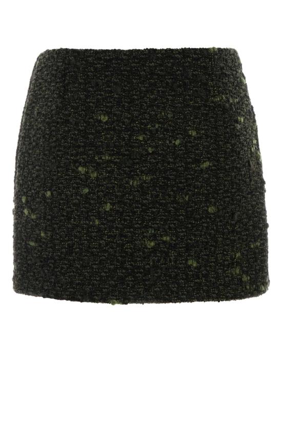 26SS 구찌 울 부클레 스커트 853017ZAUCL 3005 BLACK - GUCCI