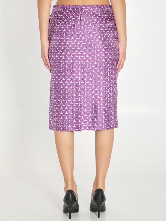 26SS 구찌 미디 스커트 853416ZAUOO 5794 WHITE - GUCCI