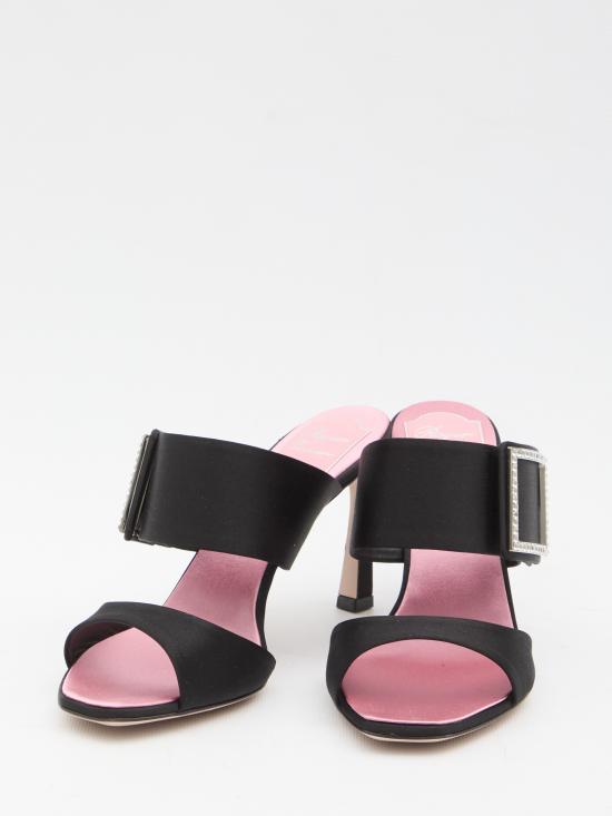 26SS 로저비비에 뮬/슬리퍼 RVW45244410RS0 B999 BLACK - ROGER VIVIER