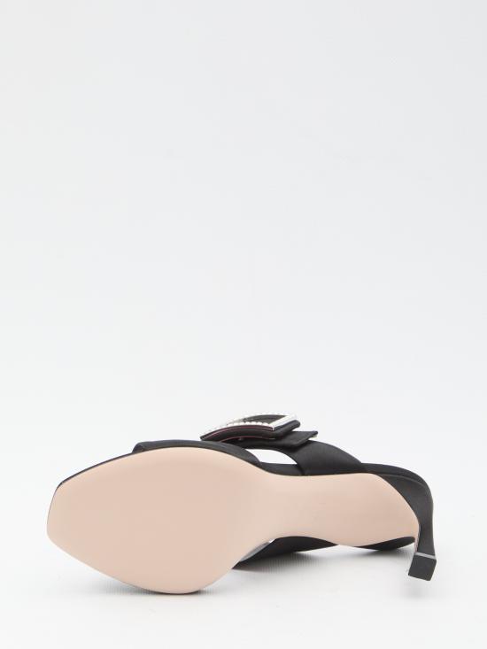 26SS 로저비비에 뮬/슬리퍼 RVW45244410RS0 B999 BLACK - ROGER VIVIER