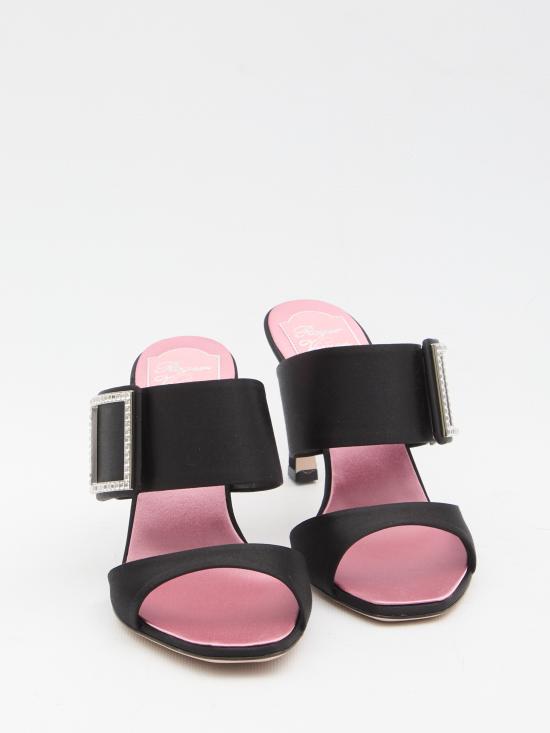 26SS 로저비비에 뮬/슬리퍼 RVW45244410RS0 B999 BLACK - ROGER VIVIER