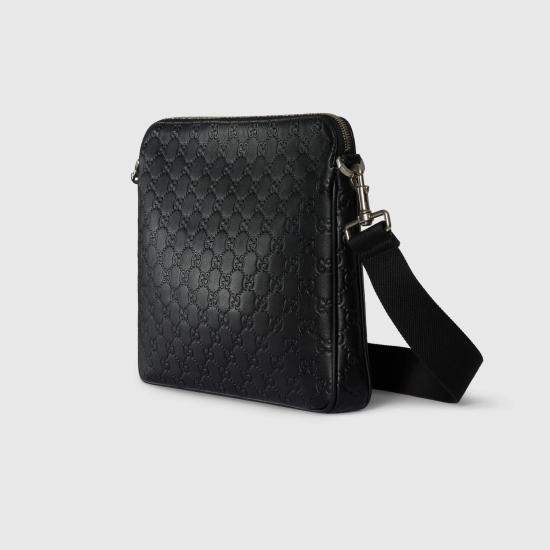 26SS 구찌 GG 엠블럼 미디움 크로스바디백 850214AAFOM 1053 BLACK - GUCCI