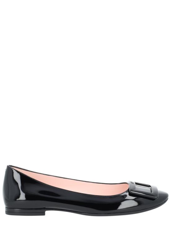 26SS 로저비비에 U 룩 발레리나 플랫 RVW66834910D1P B999 BLACK - ROGER VIVIER