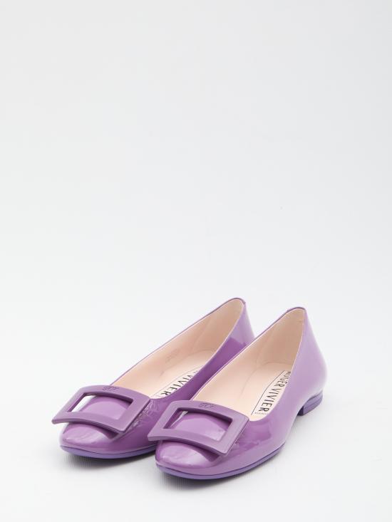 26SS 로저비비에 U 룩 발레리나 플랫 RVW66834910D1P PL237 PURPLE - ROGER VIVIER