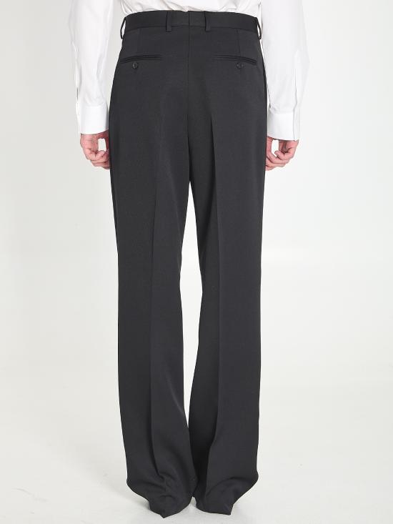 26SS 셀린느 다이애그널 울 재즈 트라우저 RP0AE092D 38NO BLACK - CELINE