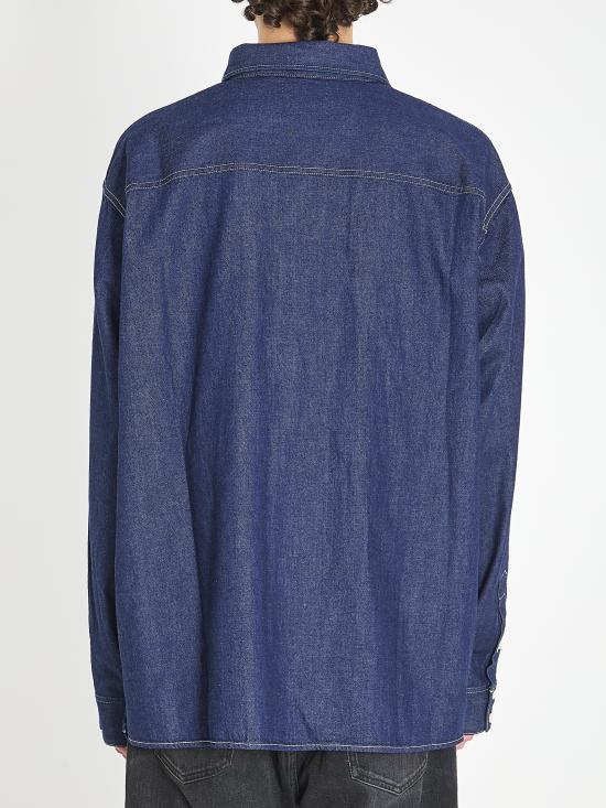 26SS 셀린느 긴팔 셔츠 RC0BE3241 GGG3 BLUE - CELINE