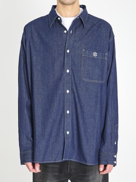 26SS 셀린느 긴팔 셔츠 RC0BE3241 GGG3 BLUE