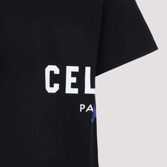 26SS 셀린느 코튼 저지 티셔츠 RX0HV1242 GDU0 BLACK - CELINE