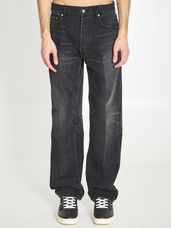 26SS 셀린느 스트레이트 팬츠 RP0DI932F GDN6 BLACK