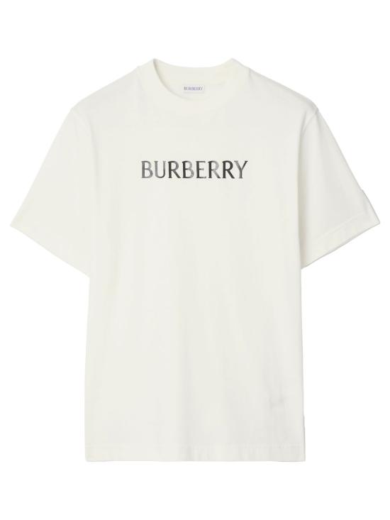 26SS 버버리 로고 코튼 티셔츠 8122389 B7078 WHITE